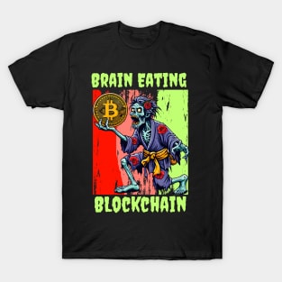 Bitcoin zombie for blockchain T-Shirt